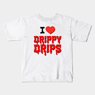 I Heart Drippy Dripps Kids T-Shirt